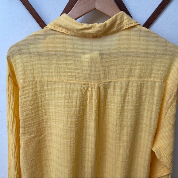 NWT Lightweight Gauze Cotton Casual Button Up Shirt - Picture 9 of 12